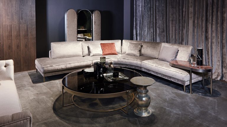 Curved sectional sofa Ferdinand | Opera Contemporary