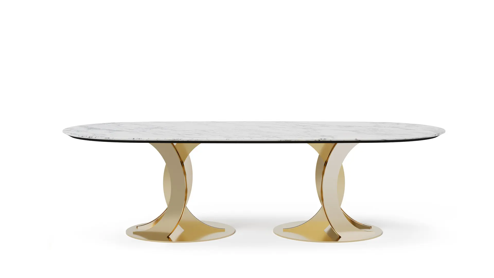 tavolo ovale piano marmo