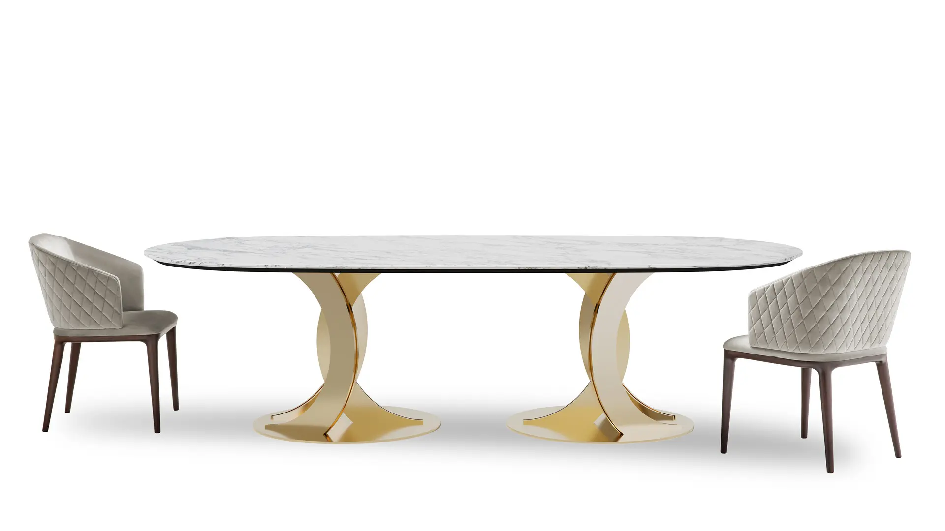 tavolo ovale piano marmo sedie