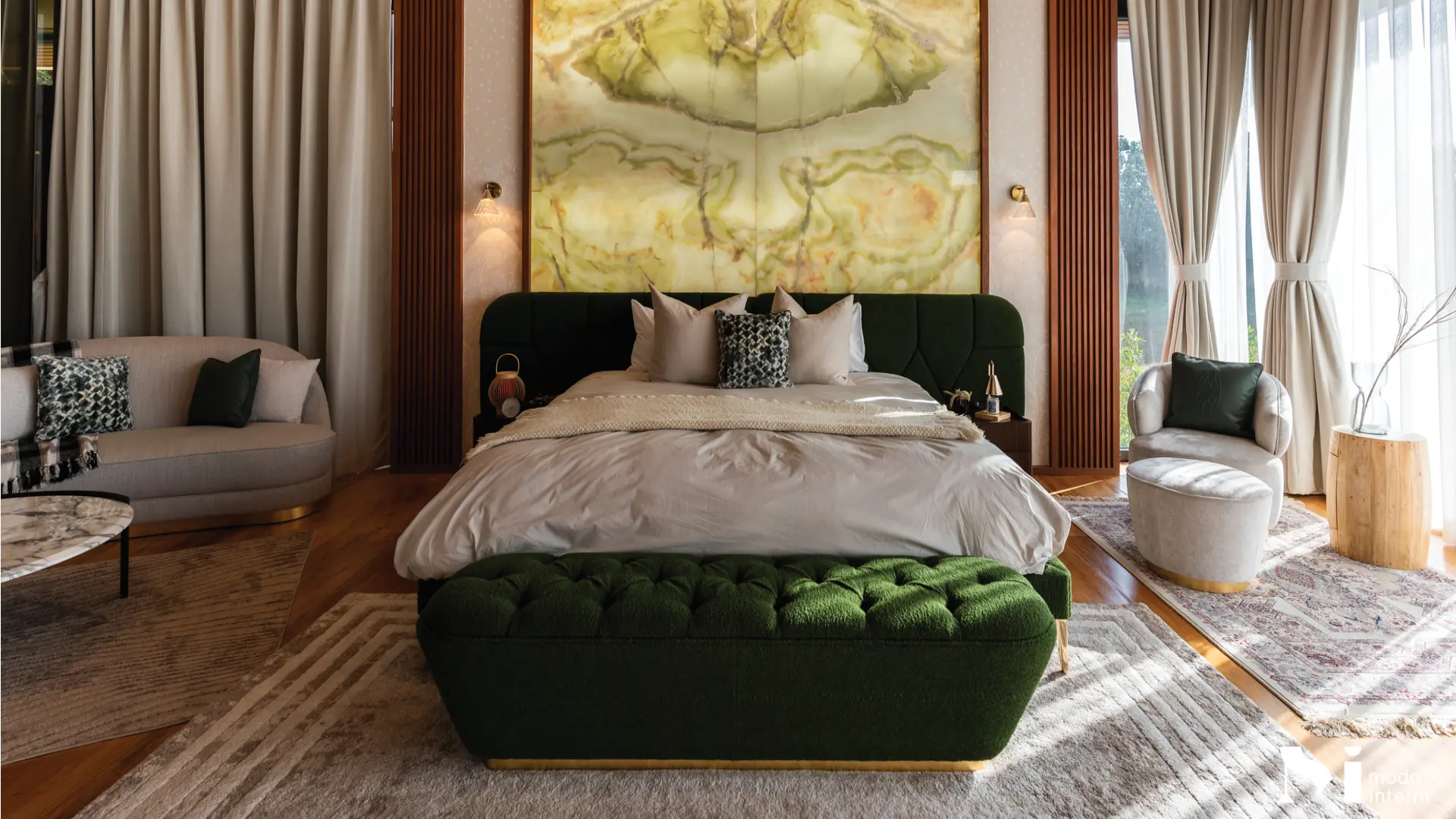 villa panoramica letto