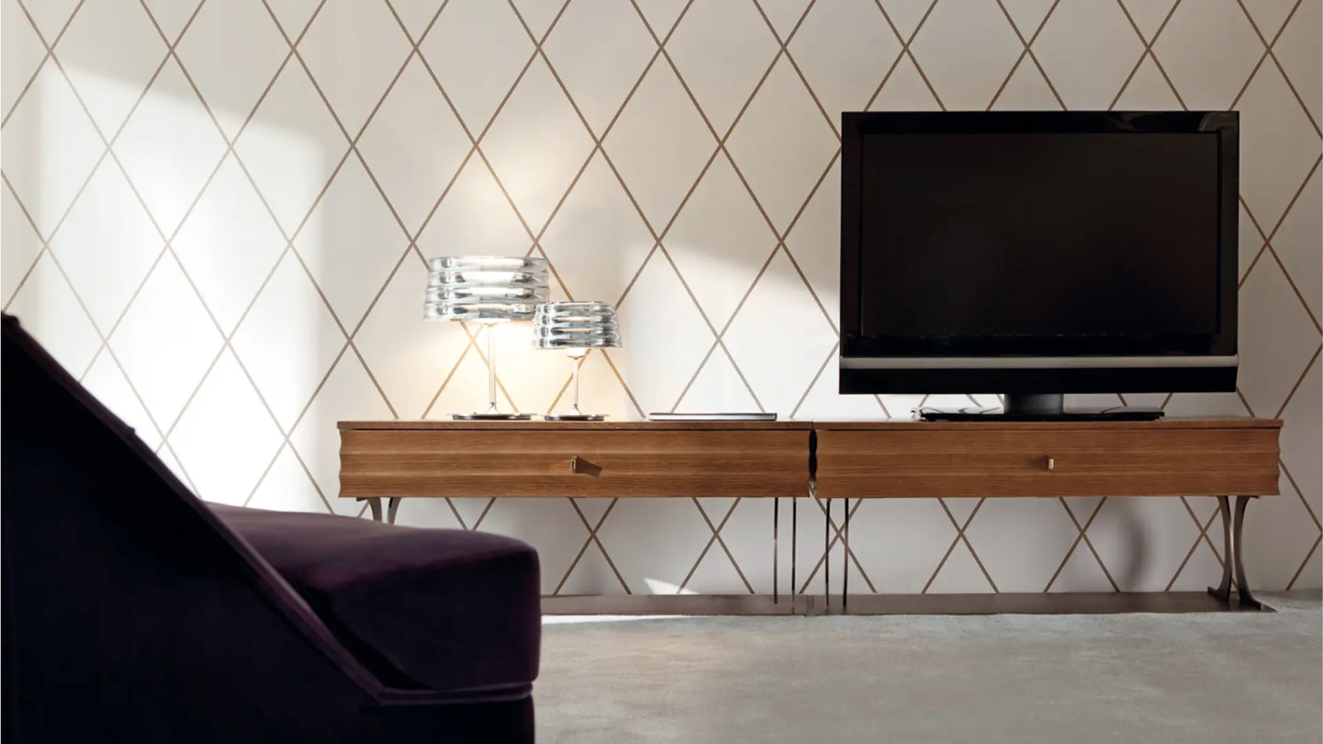 porta tv ribalta ambiente