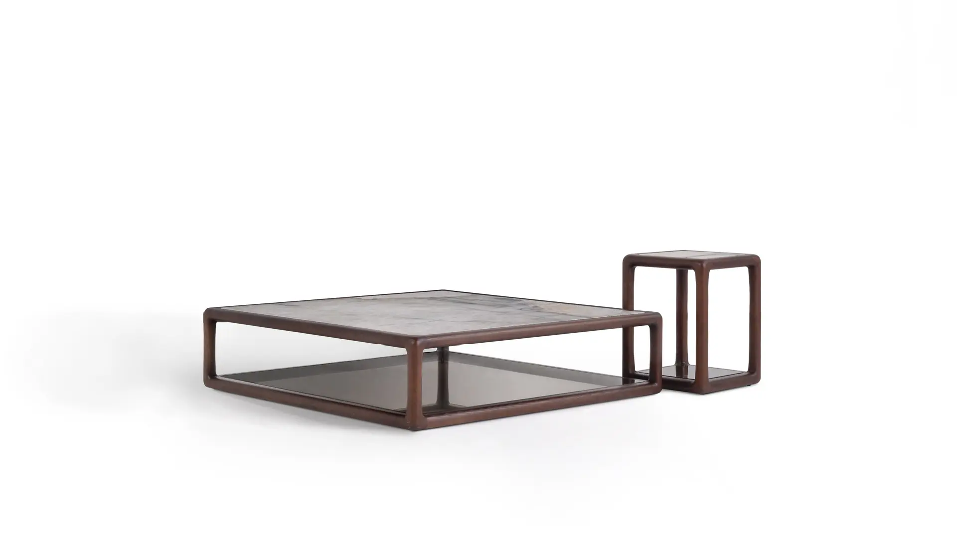 tavolino legno piano marmo
