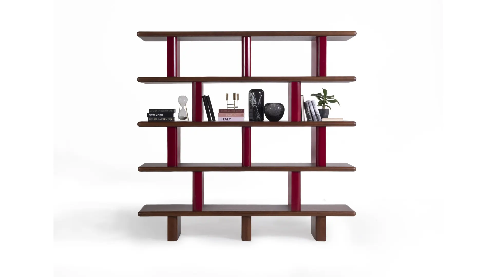 libreria legno freestanding